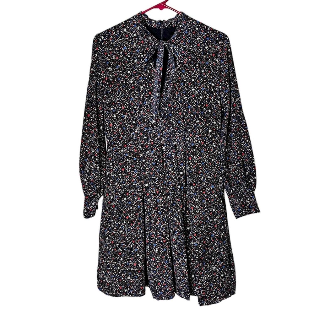 Madewell Stars 100% Silk Dress Size 4